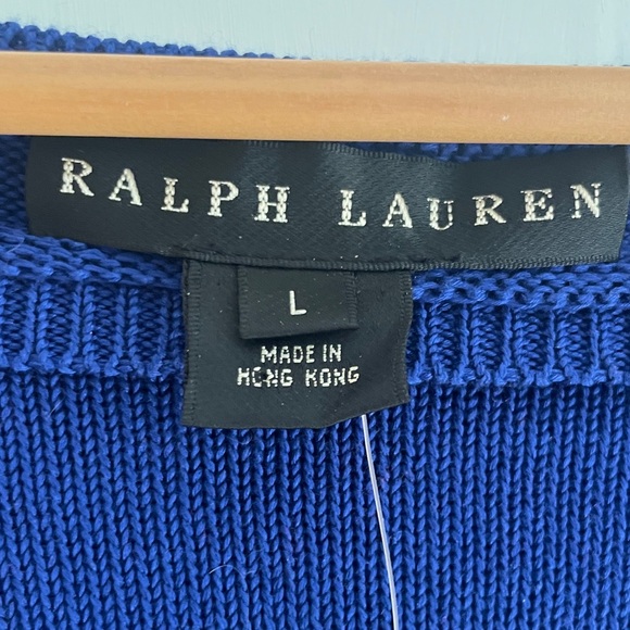 Ralph Lauren Cobalt Blue Long Sleeve Dress - Picture 2 of 3